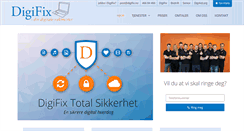 Desktop Screenshot of digifix.no