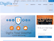 Tablet Screenshot of digifix.no